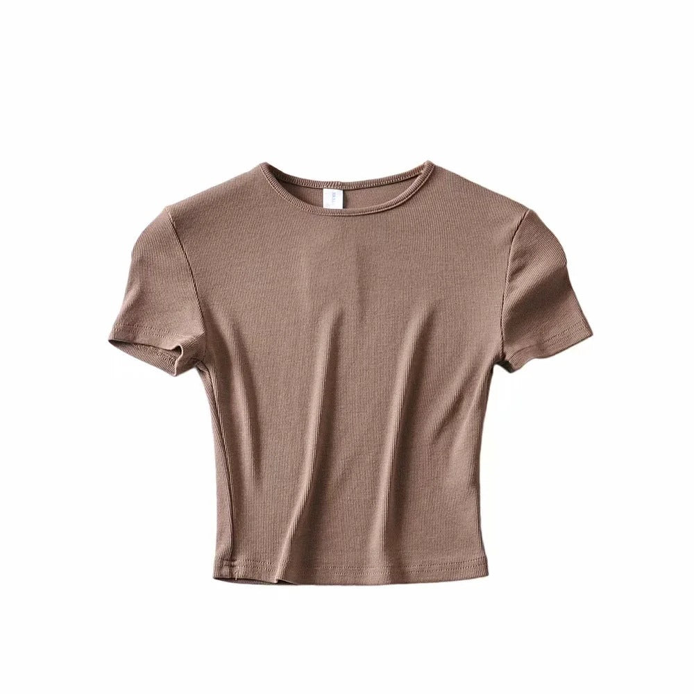 Basic Style Slim-fit Top