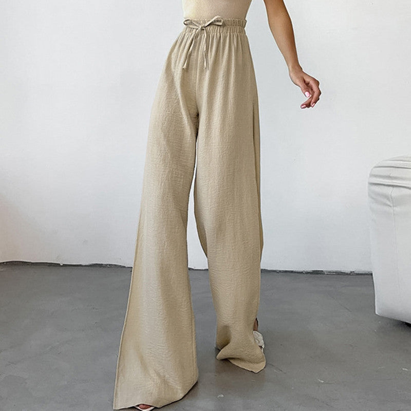 Split Wide-leg Pants